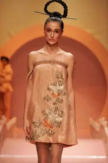 Narendra Kumar''s oriental fantasy collection inspired by Lakme''s freespirit spring/summer 2007 was a spectacular finale to Lakme Fashion Week