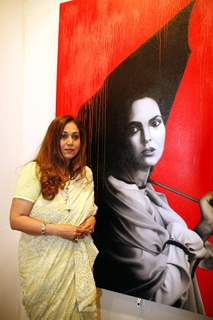 Tina Ambani at Harmony Art show in Mumbai