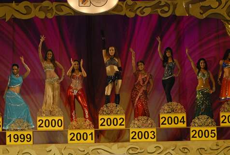 10 Bollywood divas performing at Zee Cine Awards 2007, Genting Highlands Resort, Malaysia