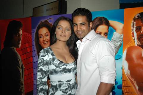 Upen Patel and Celina Jaitely at Fame Adlabs for promotion of the movie Shakalaka boom Boom