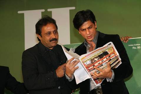 Shah Rukh Khan at the launch of a health magazine &quot;Health International&quot; in Mumbai on April8