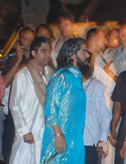 Celebrities arriving at the Aishwarya Rai & Abhishek Bachchan wedding sangeet ceremony