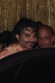 Celebrities arriving at the Aishwarya Rai & Abhishek Bachchan wedding sangeet ceremony