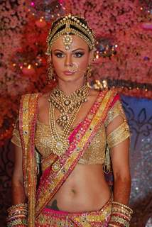 Rakhi Sawant with her fiance Elesh Parujanwala on grand finale of &quot;Rakhi Ka Swayamvar&quot;