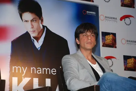 Bollywood actors Shah Rukh Khan at &quot;My Name is Khan&quot; Press Meet, in Mumbai