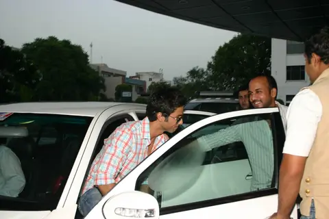 Bollywood actor Shahid Kapoor at BIG 927 FM office for promoting his film ''''Kaminey'''', in New Delhi on Sunday-