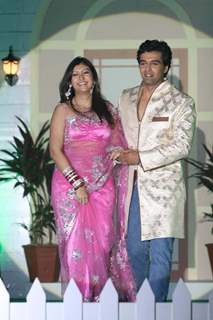 Juhi Parmar and Sachin Shroff at the launch of &quot;Pati, Patni Aur Woh&quot;