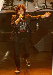 Kailash Kher at '''' Musical Evening with A R Rahaman'''', in New Delhi on Tuesday