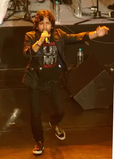 Kailash Kher at '''' Musical Evening with A R Rahaman'''', in New Delhi on Tuesday