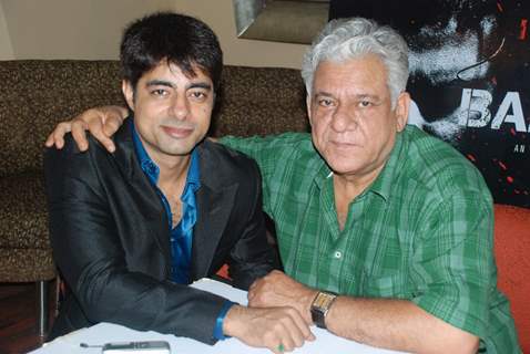 Om Puri at Baabar film promotion at Raheja Classic, in Mumbai