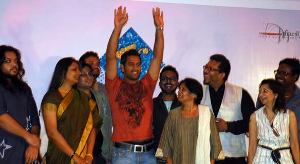 Captain of Indian Cricket Team and Brand Ambassador of Kolkata Fashion Week Mahendra Singh Dhoni at a press conferance in Kolkata on Thursday 13th August 09