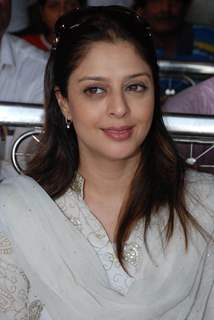 Nagma at &quot;Cricket Match Organised&quot; by Bablu Aziz at Santacruz