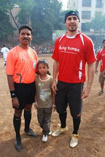 Dino Morea at &quot;Soccer Match&quot; at Bandra