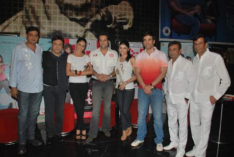 Govinda, Prachi Desai, Genelia D''Souza, Fardeen Khan and Tusshar Kapoor to promote the film &quot;Life Partner&quot; at Galaxy