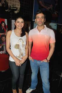 Prachi Desai and Tusshar Kapoor to promote the film &quot;Life Partner&quot; at Galaxy