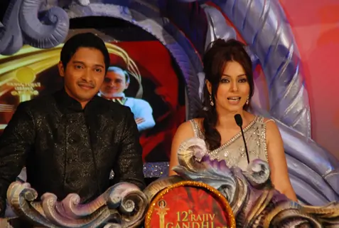 Shreyas Talpade and Mahima Chaudhary at the &quot;Rajiv Gandhi Awards&quot;