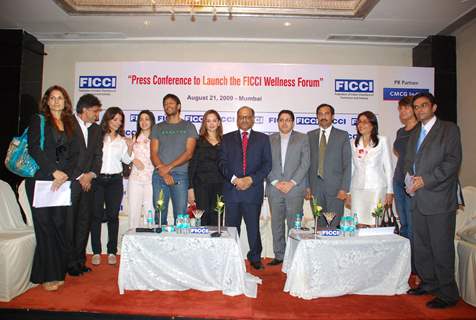 Milind Soman at FICCI wellness media meet at Mayfair Room in Mumbai on Friday evening