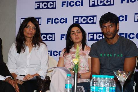 Milind Soman at FICCI wellness media meet at Mayfair Room in Mumbai on Friday evening