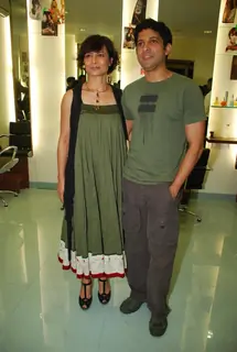 Farhan Akhtar at "Oro spa launch"