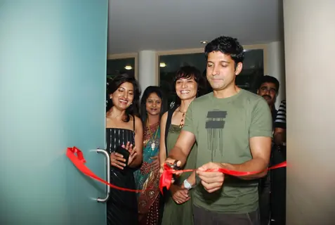 Farhan Akhtar at "Oro spa launch"