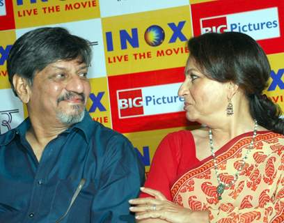 Sharmila Tagore and Amol Palekar launched the website of Big Pictures film ''Samaantar'' in Kolkata on Tuesday 25th Aug 09