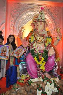 Monica Bedi at Andheri Ka Raja Ganpati