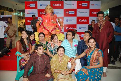 Basera Team Celebrate Ganesh Festival at Oberoi Mall, in Mumbai