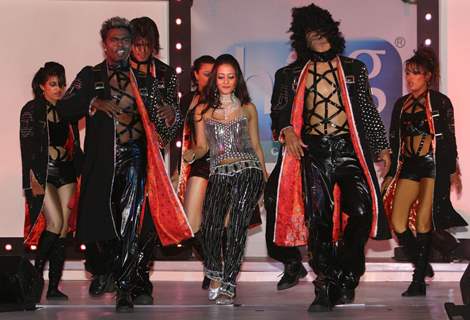 Raima Sen during the dance performance at the launch of ''''P & G clinics'''' in Delhi on Teusday