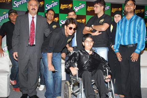 Saurav Ganguly and SRK at Kolkatta Riders Winners Meet