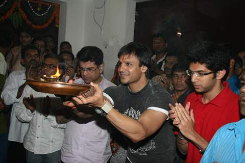 Vivek Oberoi at Andheri ka Raja Ganpati