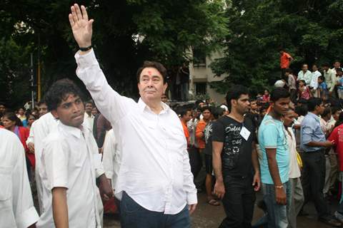 Randhir Kapoorr at RK Ganpati