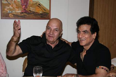 Bollywood actors Prem Chopra and Jitendra at DR Pai''s Birthday bash, in Mumbai