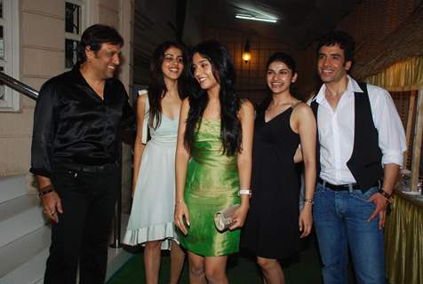 Bollywood actors Govinda, Amrita Rao, Genelia D''Souza, Prachi Desai and Tushar kapoor at the success bash of ''''Life Partner&quot;