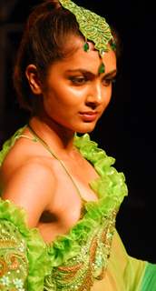 Model display design of Abhishek Dutta at Kolkata Fashion Week on Sunday 13th Sep 09