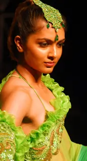 Model display design of Abhishek Dutta at Kolkata Fashion Week on Sunday 13th Sep 09