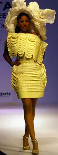 Model display design of Aarti Vijay Gupta at Kolkata Fashion Week on Sunday 13th Sep 09