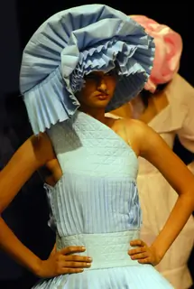 Model display design of Aarti Vijay Gupta at Kolkata Fashion Week on Sunday 13th Sep 09