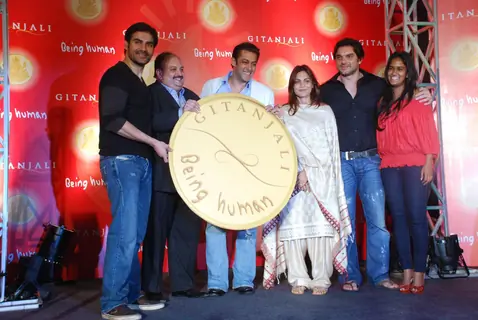 Salman Khan, Sohail Khan and Arbaaz Khan Being Human Coin launch