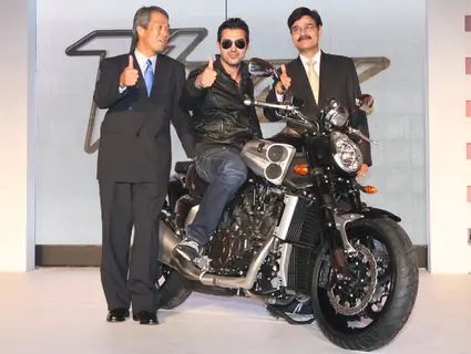 Bollywood actorJohn Abraham at the launch of &quot;Yamaha''s Super Bikes&quot; in New Delhi on Wednesday 16 Sep 2009