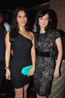 Sophie Chaudhary and Dia Mirza at Gitanjali Acid Factory bash, in Mumbai