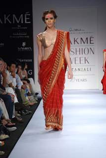 Anand Kabra''s amazing asymmetric feminine collection for spring/summer 2010 created magic at lakme fashion week