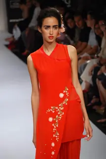 Models at the ramp of Nikasha presented diverse fashion stories at Lakme Fashion Week spring/summer 2010