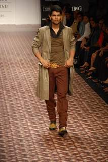 Model on the ramp of Designer Leconat at Lakme Fashion Week for spring/summer 2010