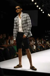 Model on the ramp for Designer Troy Costa at Lakme Fashion Week for spring/summer 2010