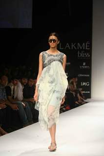 A model walks the runway at the Vivek Kumar show at Lakme Fashion Week Spring/Summer 2010