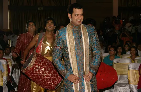 Rahul Mahajan at the launch of NDTV imagine''s Swayamvar-Season-2, ''''Rahul Dulhaniya Le Jayega'''',in New Delhi on Tuesday