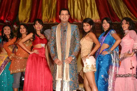 Rahul Mahajan at the launch of NDTV imagine''s Swayamvar-Season-2, ''''Rahul Dulhaniya Le Jayega'''',in New Delhi on Tuesday