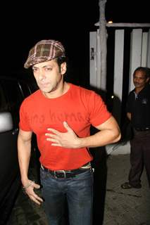 Salman Khan at Kanchivaram Success bash, in Mumbai