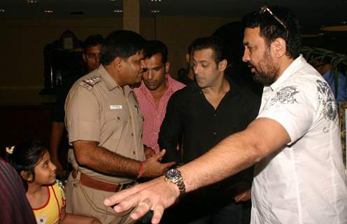 Bollywood Aactor Salman Khan at the launch of &quot;Being Human&quot; Gold Coins in New DelhiI on Wednesday 23 Sep 2009