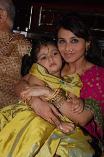 Rani Mukherjee at Durga Pooja at Juhu, in Mumbai